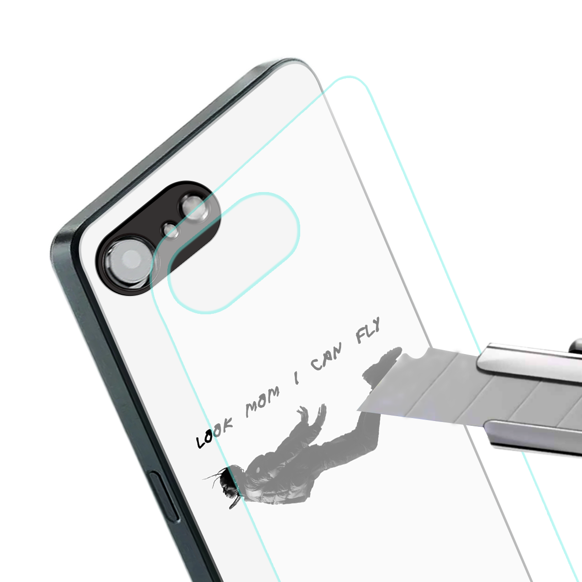 sky high back phone cover | glass case for iphone 16e
