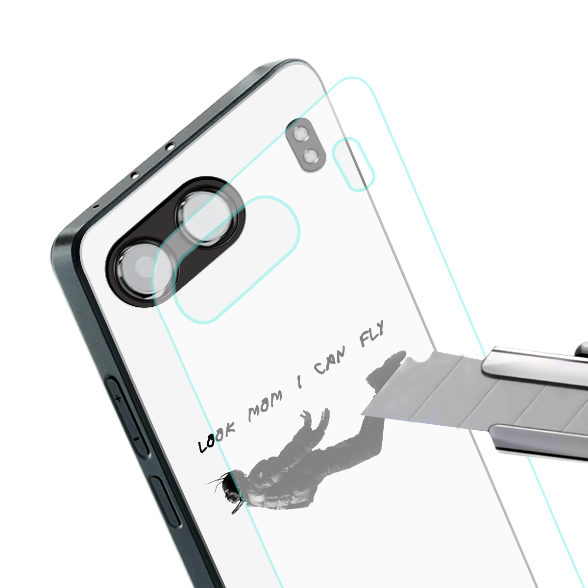 sky high back phone cover | glass case for oneplus nord 4