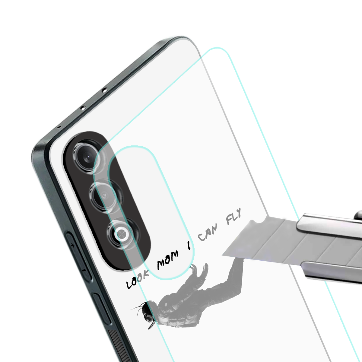 sky high back phone cover | glass case for oneplus nord ce 4