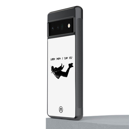 sky high back phone cover | glass case for google pixel 6 pro