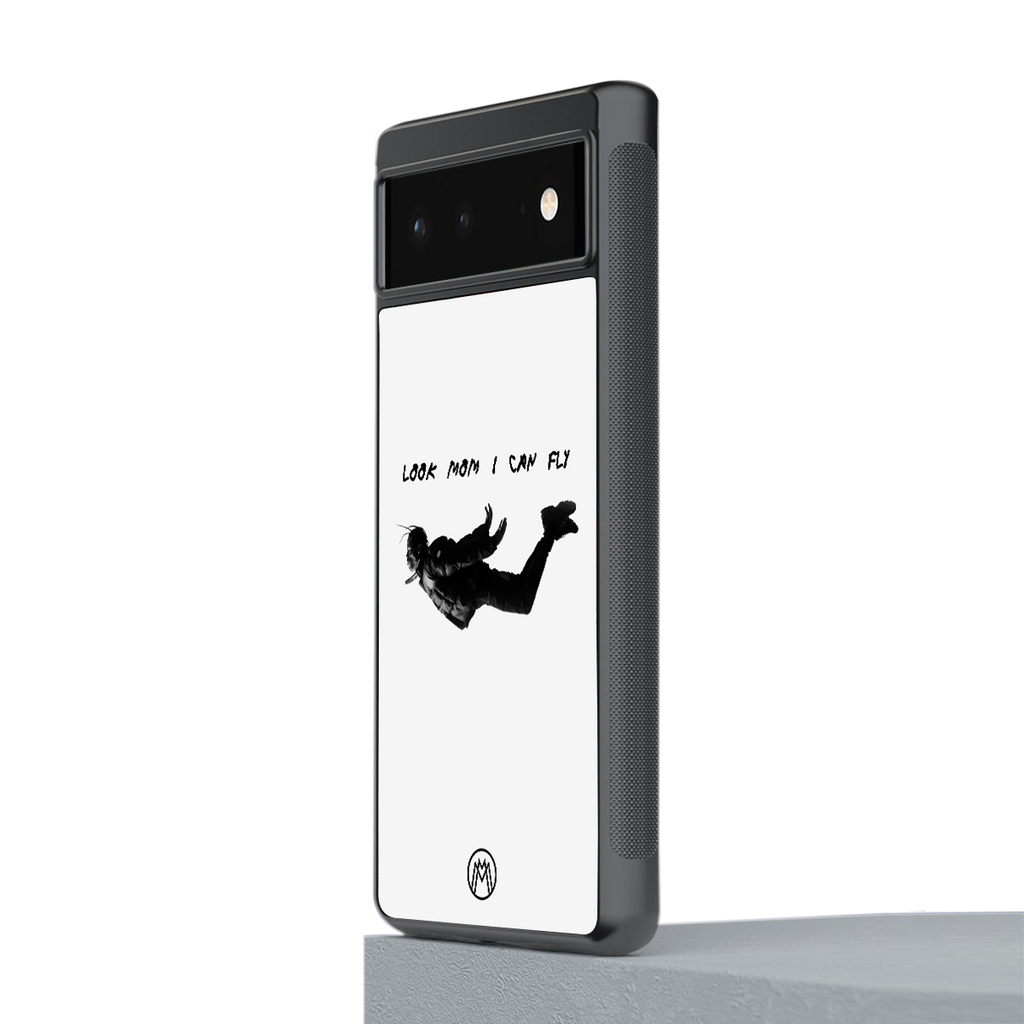 sky high back phone cover | glass case for google pixel 6