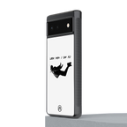 sky high back phone cover | glass case for google pixel 6