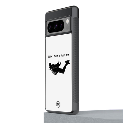 sky high back phone cover | glass case for google pixel 8 pro