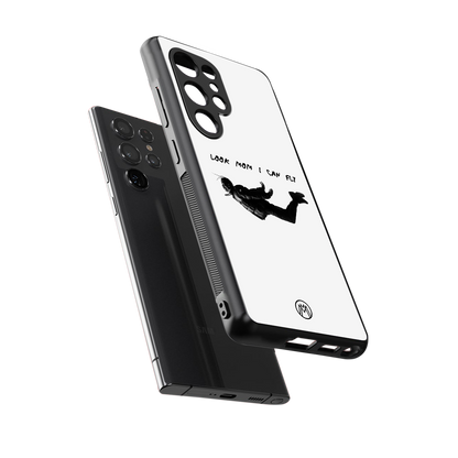 sky high back phone cover | glass case for samsung galaxy s25 ultra