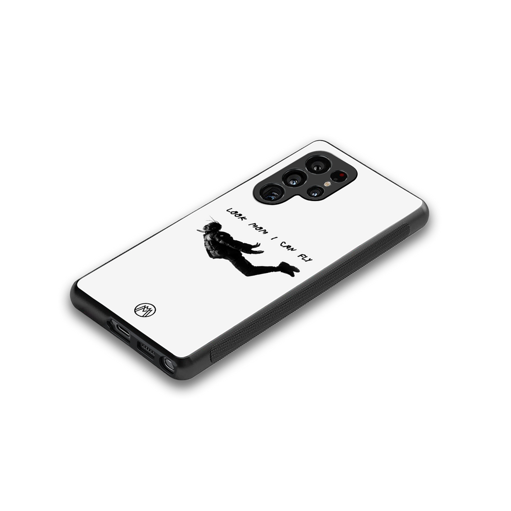 sky high back phone cover | glass case for samsung galaxy s25 ultra