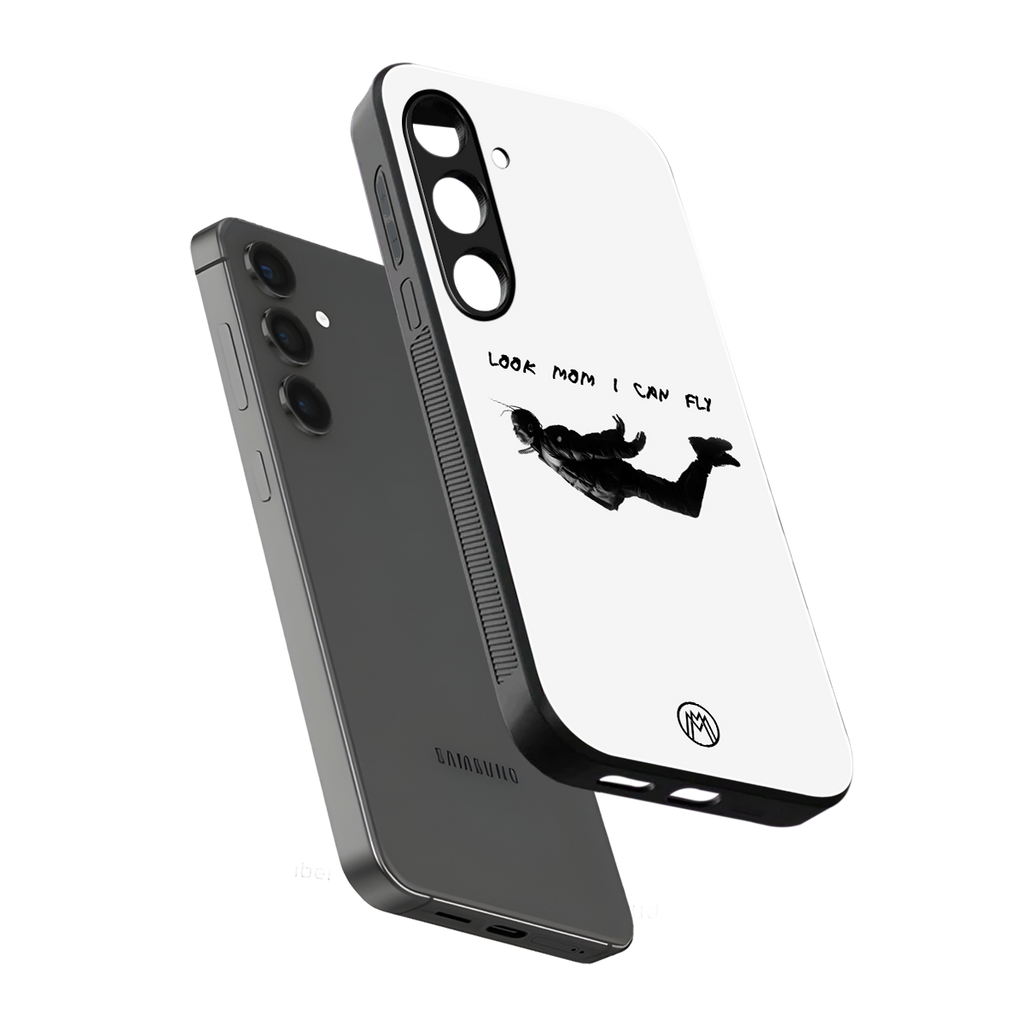 sky high back phone cover | glass case for samsung galaxy s25 plus