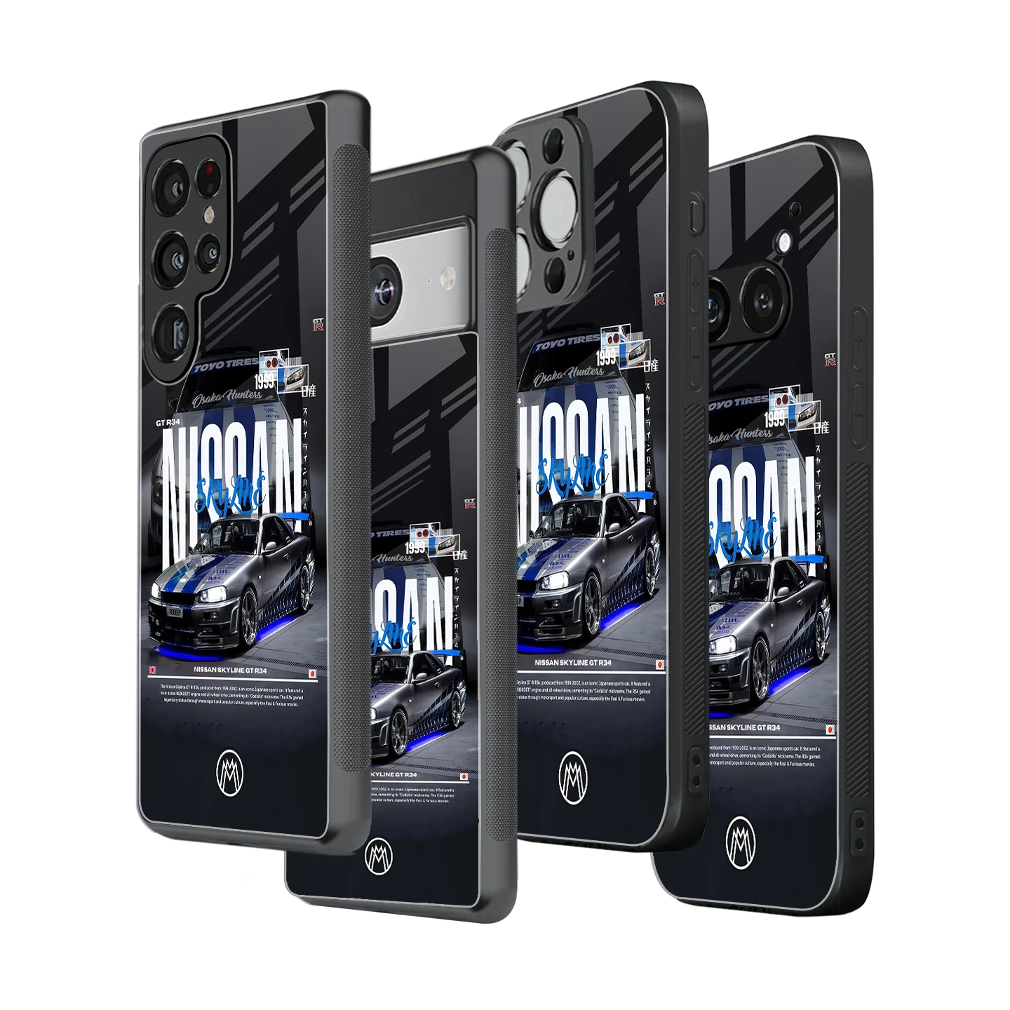 Stylish Glass Back Case for All Smartphones iPhone, Samsung, OnePlus, Pixel, Redmi, Oppo, Vivo, Motorola