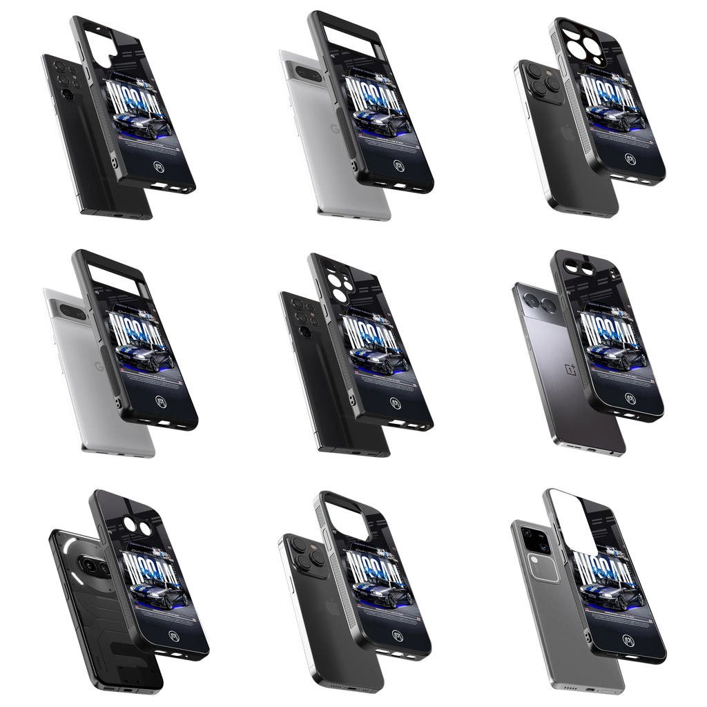 Durable Glass Back Mobile Case for iPhone, Samsung, OnePlus, Google Pixel, Redmi, Vivo, Oppo