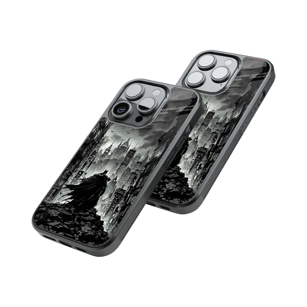 Protective Glass Back Phone Case Compatible with iPhone, Samsung, OnePlus, Pixel & More