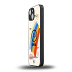smile colourful back phone cover | glass case for iphone 13 mini