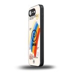 smile colourful back phone cover | glass case for iphone 16e