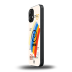 smile colourful back phone cover | glass case for nothing phone 2