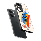 smile colourful back phone cover | glass case for oneplus nord 3