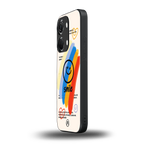 smile colourful back phone cover | glass case for oneplus nord 3