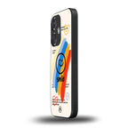 smile colourful back phone cover | glass case for oneplus nord ce 3