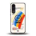 smile colourful back phone cover | glass case for oneplus nord ce 4 lite