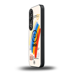 smile colourful back phone cover | glass case for oneplus nord ce 4