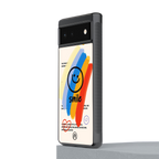 smile colourful back phone cover | glass case for google pixel 6