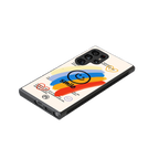 smile colourful back phone cover | glass case for samsung galaxy s23 ultra