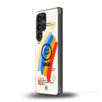 smile colourful back phone cover | glass case for samsung galaxy s25 ultra