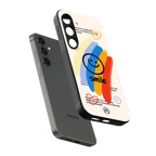 smile colourful back phone cover | glass case for samsung galaxy s24