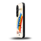 smile colourful back phone cover | glass case for samsung galaxy s24 fe