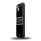 smile or naked black back phone cover | glass case for iphone 13 mini