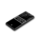 smile or naked black back phone cover | glass case for samsung galaxy s25 ultra