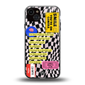 smile you're on camera back phone cover | glass case for iphone 14 plus