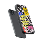 smile you're on camera back phone cover | glass case for iphone 14 plus