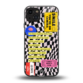 smile you're on camera back phone cover | glass case for iphone 15