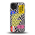 smile you're on camera back phone cover | glass case for iphone 15