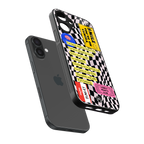 smile you're on camera back phone cover | glass case for iphone 16 plus