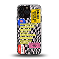 smile you're on camera back phone cover | glass case for iphone 16 pro max