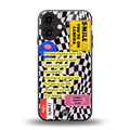 smile you're on camera back phone cover | glass case for iphone 16