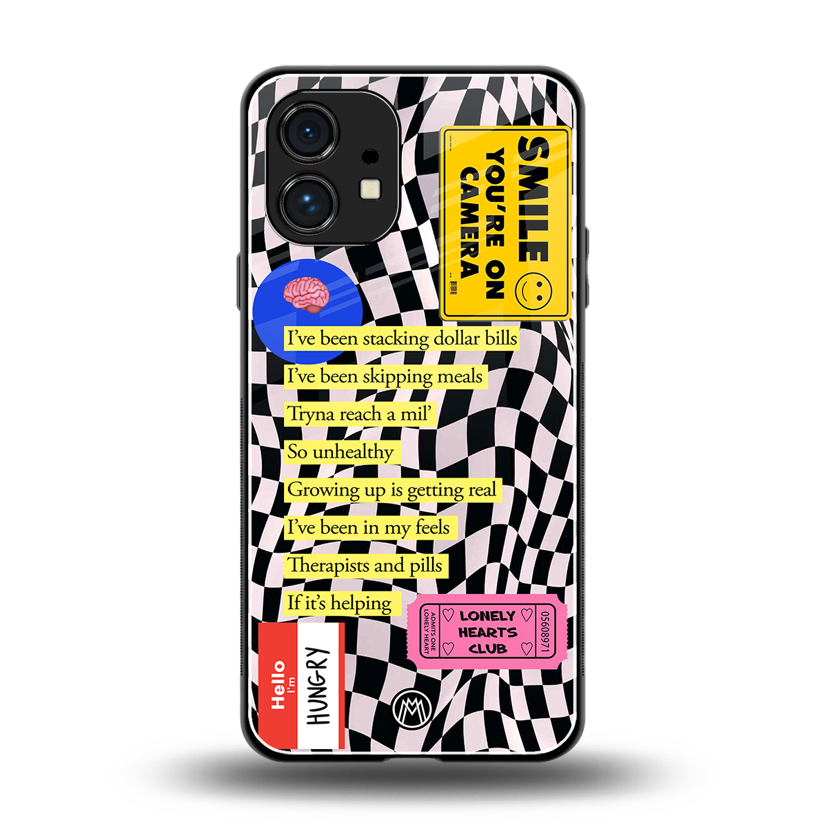 smile you're on camera back phone cover | glass case for nothing phone 1