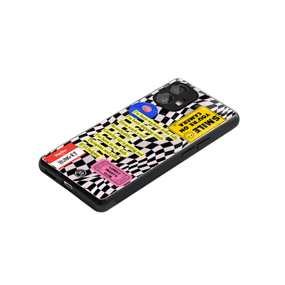 smile you're on camera back phone cover | glass case for nothing phone 1