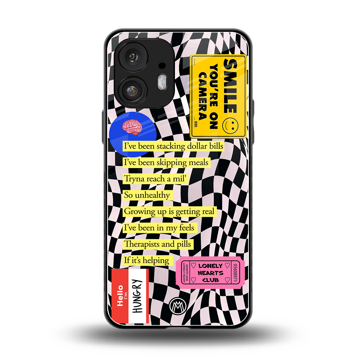 smile you're on camera back phone cover | glass case for nothing phone 2