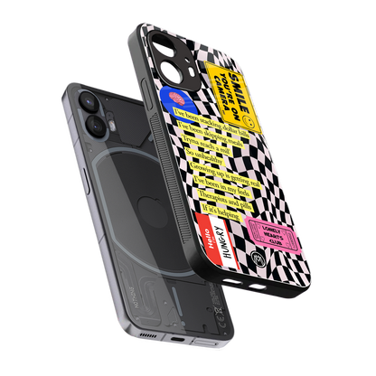 smile you're on camera back phone cover | glass case for nothing phone 2