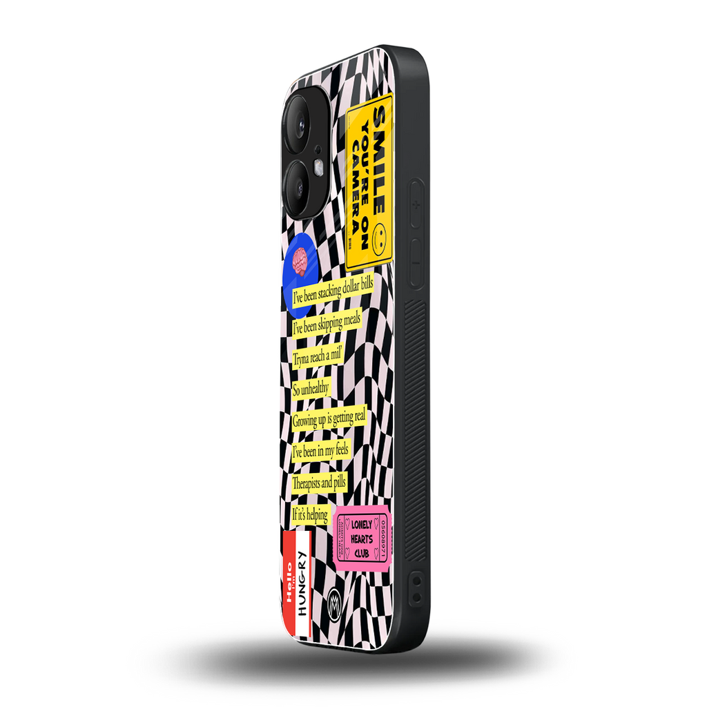 smile you're on camera back phone cover | glass case for nothing phone 2