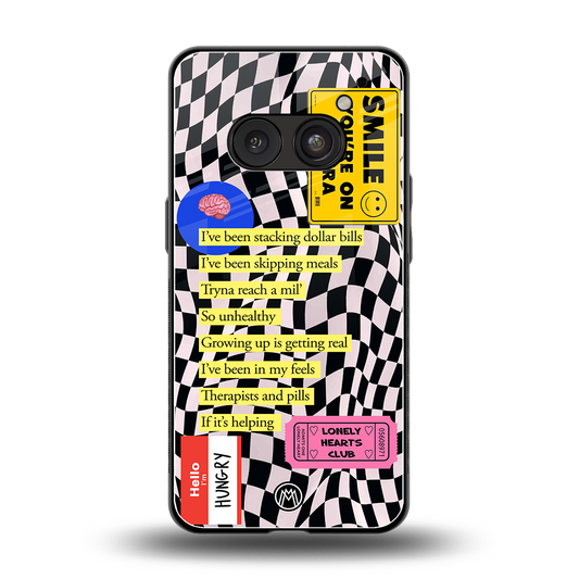 smile you're on camera back phone cover | glass case for nothing phone 2a