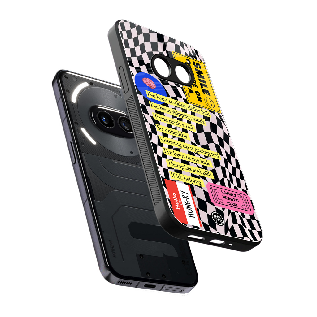 smile you're on camera back phone cover | glass case for nothing phone 2a