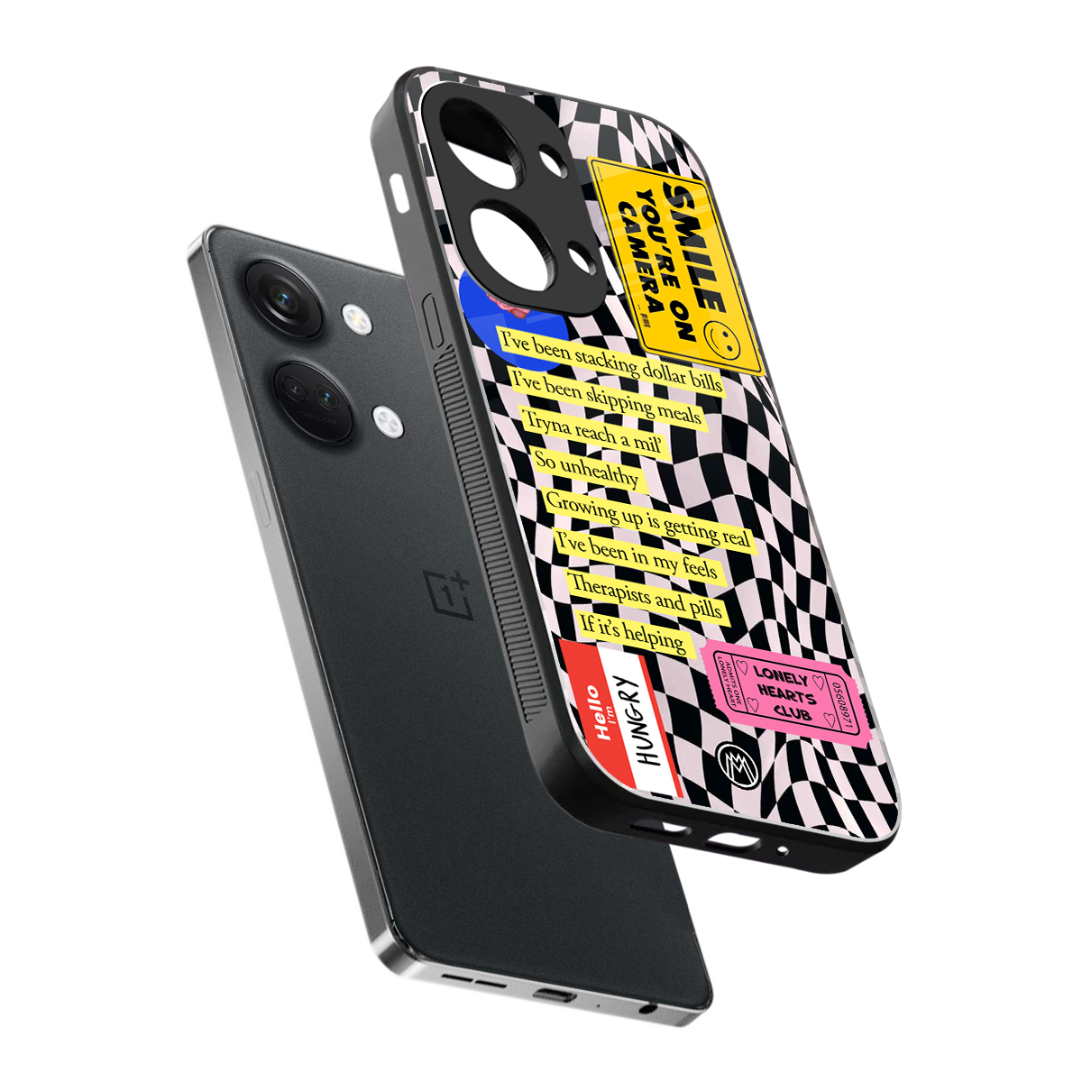 smile you're on camera back phone cover | glass case for oneplus nord 3