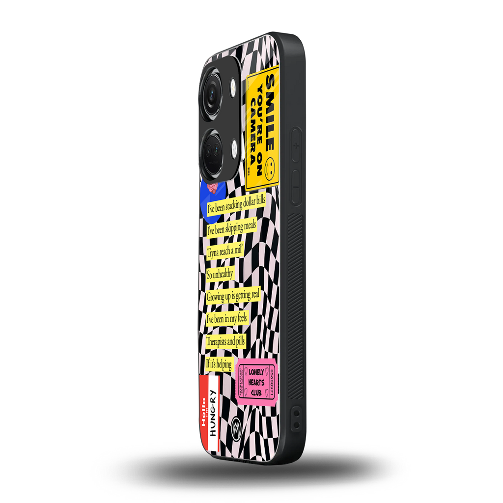smile you're on camera back phone cover | glass case for oneplus nord 3