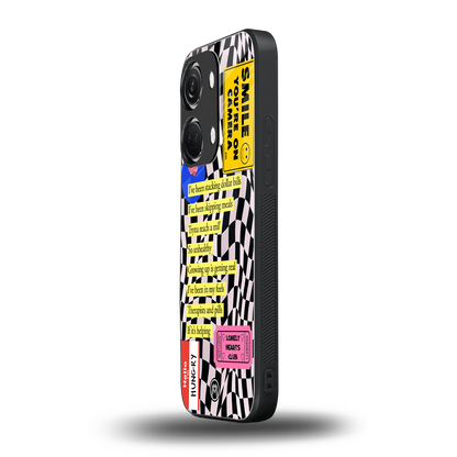 smile you're on camera back phone cover | glass case for oneplus nord 3
