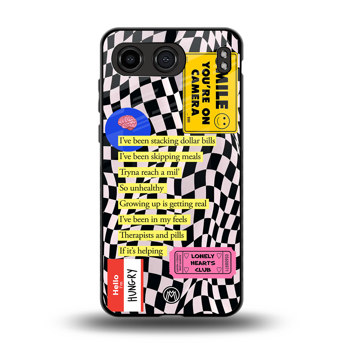 smile you're on camera back phone cover | glass case for oneplus nord 4