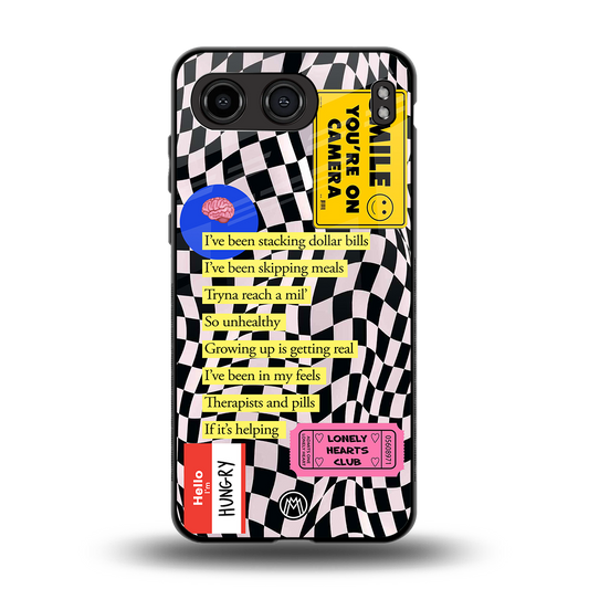 smile you're on camera back phone cover | glass case for oneplus nord 4