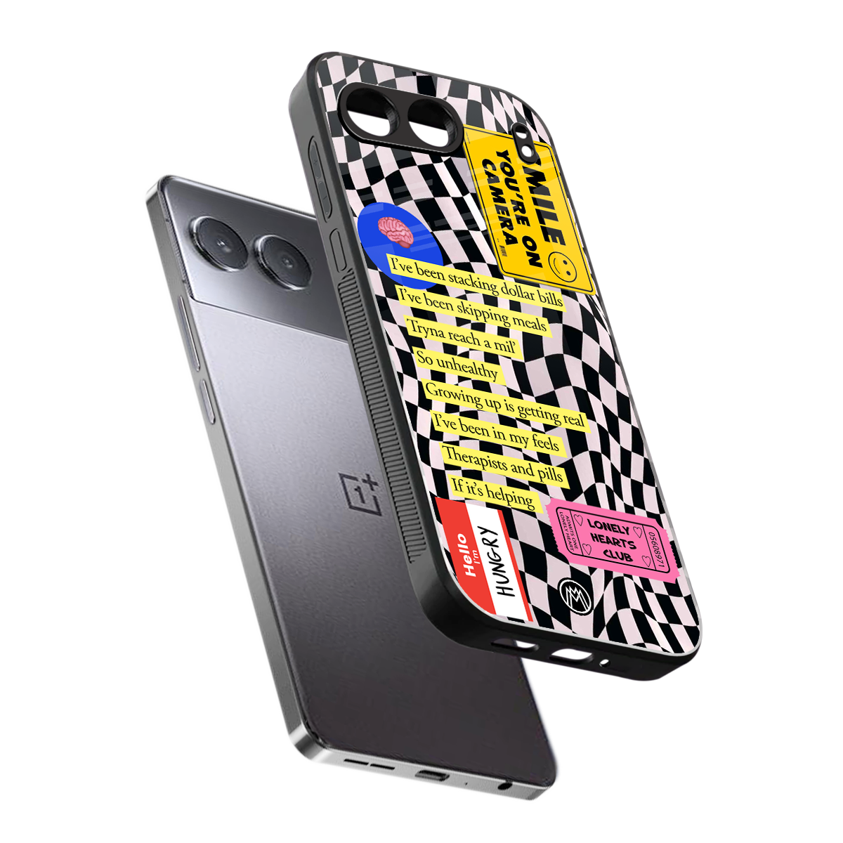 smile you're on camera back phone cover | glass case for oneplus nord 4