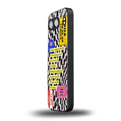 smile you're on camera back phone cover | glass case for oneplus nord 4