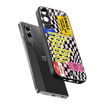 smile you're on camera back phone cover | glass case for oneplus nord ce 4 lite